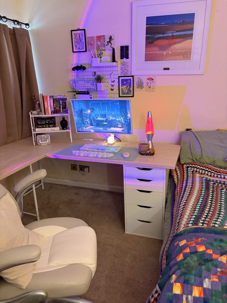 ikea cosy desk diy hack 