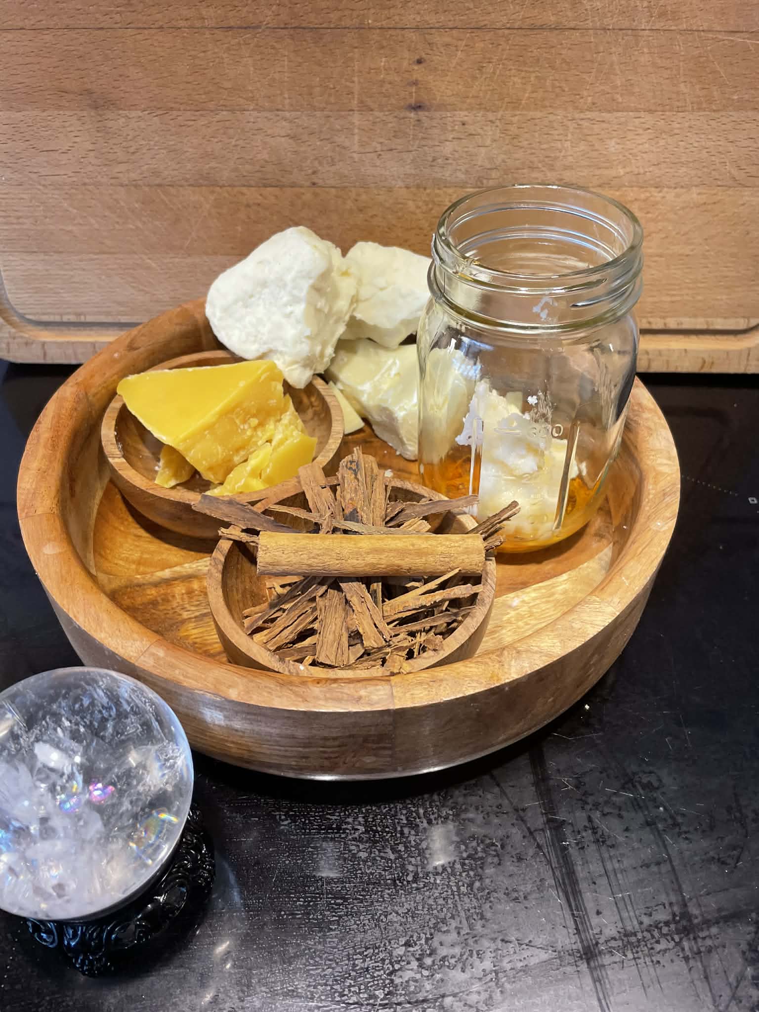 I Made Lip Balm. That's It. That's the Whole Thing. Double boiler melting ingredients